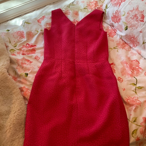 Slightly used pink coral dress from Banana Republic - Picture 3 of 9